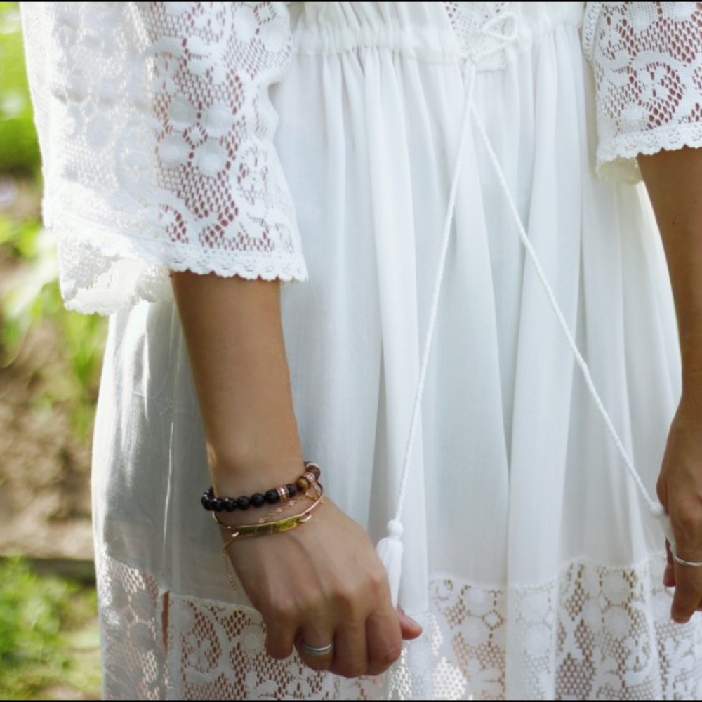 🌟Valladolid Boho Crochet Tiered Dress - Picture 5 of 7